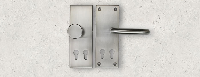 Sicherheitsbeschlag für Doppel-PZ-Einsteckschloss